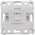 Механизм розетки RJ45 White одиночная с центральным расположением, cat.6/ClassE-8, серия DA