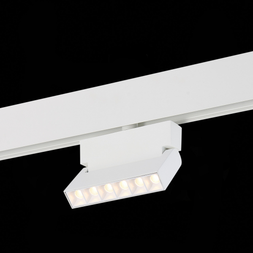 ST362.536.06 Магнитный трековый светильник белый LED 1*6W 3000K 532Lm Ra>80 36° IP20 L120xW22xH134 4 - фото, цена