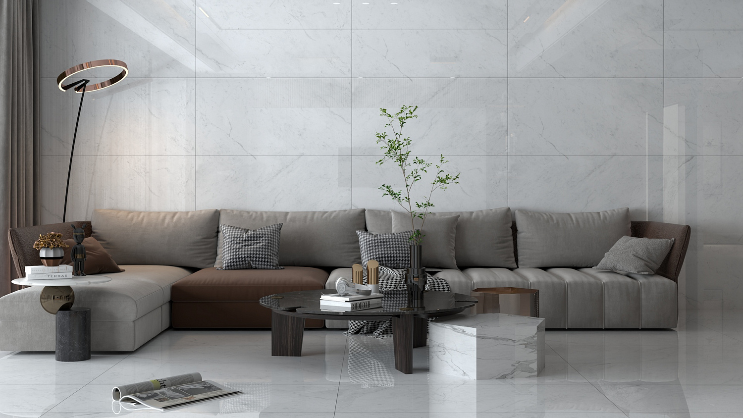 Керамогранит Neodom Classic Marble Carrara Antique Polished 60x120