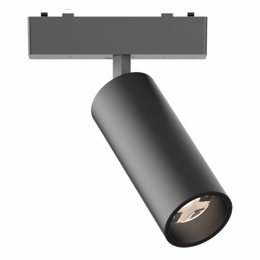 ST677.446.09 Магнитный трековый светильник Черный LED 1*9W 4000K 540Lm Ra>90 IP20 D44xH110 48V - фото, цена