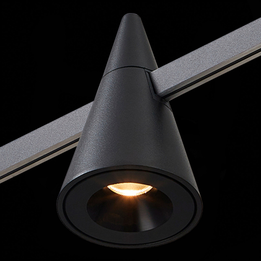 ST813.406.05 Магнитный трековый светильник FARM Черный LED 1*5W 3000K 325Lm Ra90 60 IP20 D70xH115 24 - фото, цена