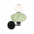 SL6134.401.01 Светильник настенный ST-Luce черный/зелёный, опаловый LED 1*8W 3000K - фото, цена