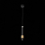 SL1591.403.01 Светильник подвесной ST-Luce Черный, Анодированный золотой/Черный LED 1*6W 3000K - фото, цена