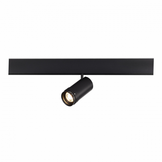 ST357.436.12 Магнитный трековый светильник ZOOM Черный LED 1*12W 3000K Lm Ra90 10-55° IP20 D50xH160 - фото, цена