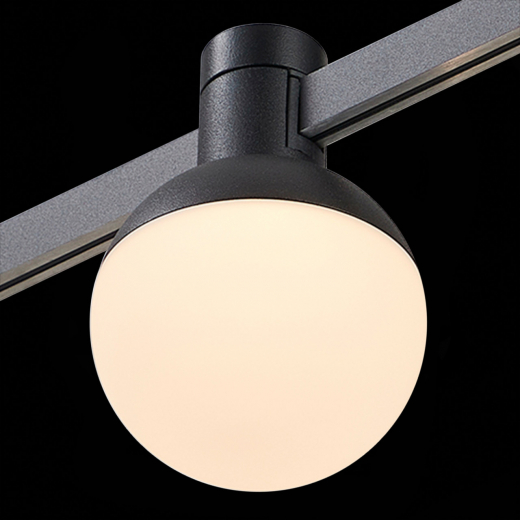 ST815.406.05 Магнитный трековый светильник FARM Черный LED 1*5W 3000K 78Lm Ra90 120 IP20 D75xH109 24 - фото, цена