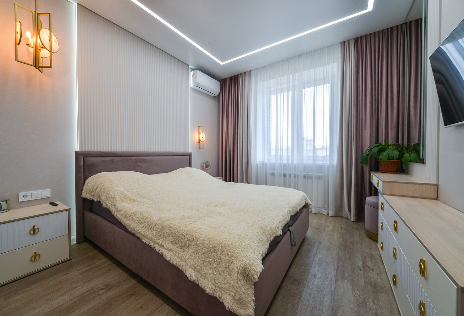 Дизайн интерьера квартиры на Перелета, 28