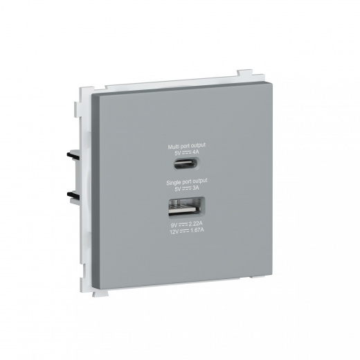 USB зарядное устройство DC 5-12V 1.67-3A MAX 20W тип A+С быстрая зарядка, Donel R98