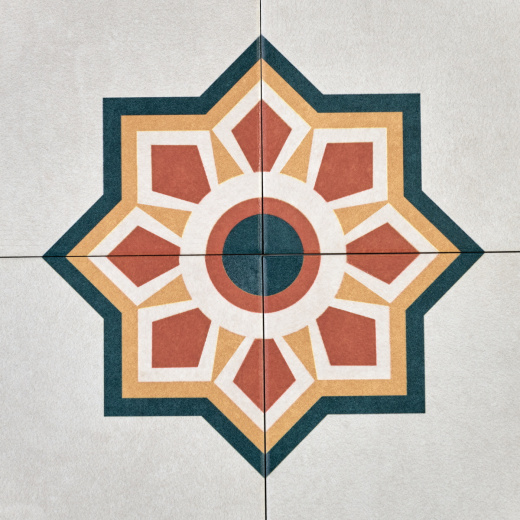 Керамогранит Motto Levels White Decor 1019 20x20