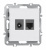 Розетка комбинированная RJ45/TV cat.5,ClassE-8/0-2400 МГц, Donel A07