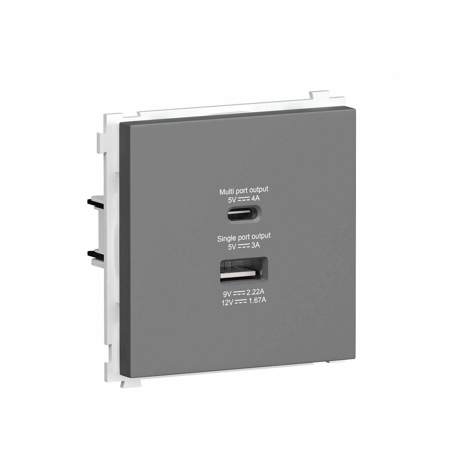 USB зарядное устройство DC 5-12V 1.67-3A MAX 20W тип A+С быстрая зарядка, Donel R98