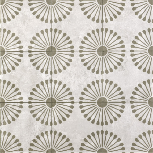 Керамогранит Motto Palmas White Decor 2 20x20