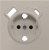 Накладка для розетки Schuko с зарядным устройством USB A+C, с защитными шторками, серия R98