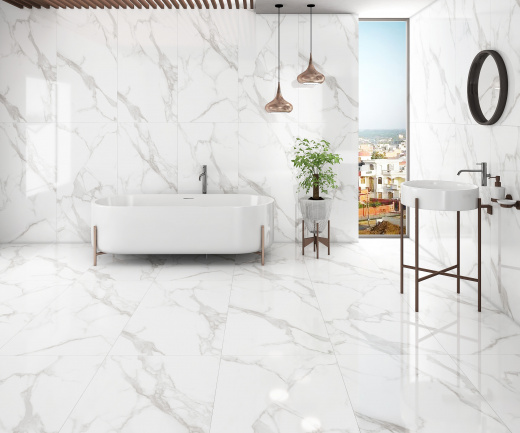 Керамогранит Neodom Classic Marble Statuario Irish Grey Polished 80x160