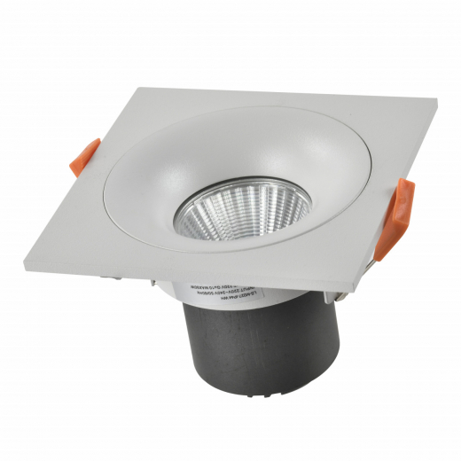 ST259.538.10 Св-к встр. Белый LED 1*10W 3000K 700Lm Ra>90 60° IP44 L100xW100xH66 85-265V - фото, цена