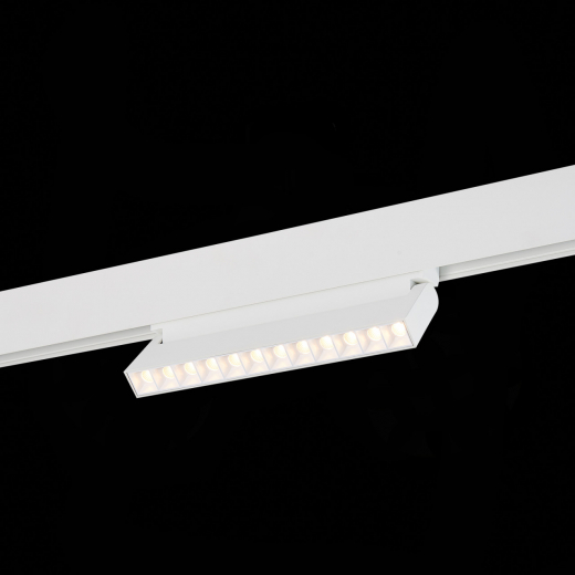 ST364.536.12 Магнитный трековый светильник белый LED 1*12W 3000K 1 009Lm Ra>80 36° IP20 L219xW22xH10 - фото, цена