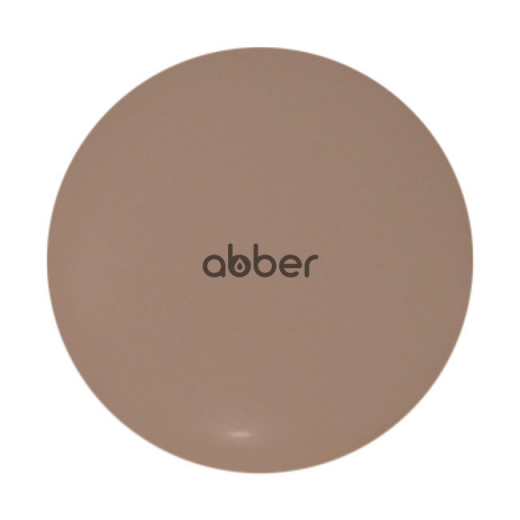 Накладка на слив для раковины ABBER AC0014MBB бежевая матовая, керамика