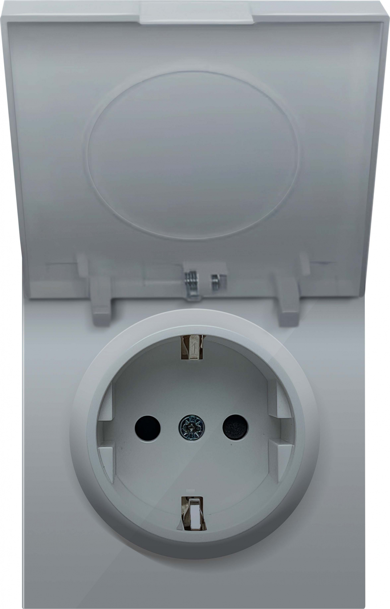 Накладка для розетки Schuko с крышкой, 16A 250 В~, серия R98