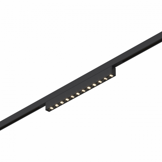 ST666.446.10 Магнитный трековый светильник Черный LED 1*10W 4000K 430Lm Ra>90  IP20 L196xW10xH18 24V - фото, цена