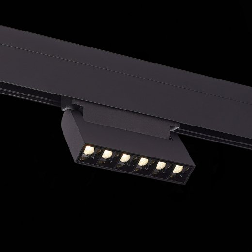 ST364.446.06 Магнитный трековый светильник Черный LED 1*6W 4000K 532Lm Ra>80 36° IP20 L120xW22xH108 - фото, цена