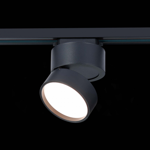 ST651.436.14 Св-к трек. Черный LED 1*14W 3000K 1 100Lm Ra>90 120° IP20 D104xH128 170-240VV - фото, цена