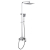 Душевая стойка ABBER Wasserfall AF8616L с изливом, хром