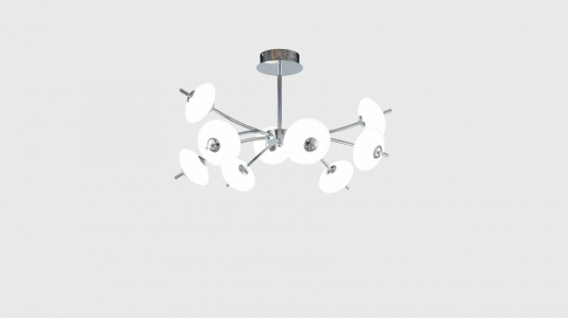 Люстра FR5209PL-L9CH Звездный / Stellar 38 Вт LED - фото, цена