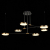 SL1605.403.06 Светильник подвесной ST-Luce Черный/Латунь, Белый LED 6*7,5W 3000K - фото, цена