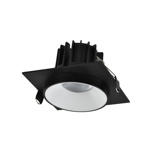ST758.448.10 Св-к встр. Черный, Белый LED 1*10W 4000K 700Lm Ra>90 36° IP44 D79xH61 85-265V - фото, цена