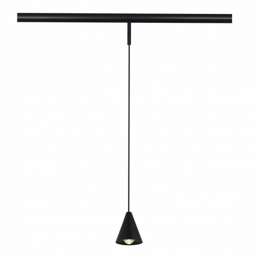 ST689.446.05 Магнитный трековый светильник Черный LED 1*5W 4000K Lm Ra>90 40° IP20 D80xH98 24V - фото, цена