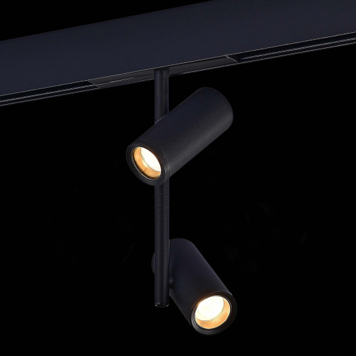 ST808.436.16 Магнитный трековый светильник Черный LED 1*16W 3000K 950Lm Ra>90 36° IP20 D45xH240 48VV - фото, цена