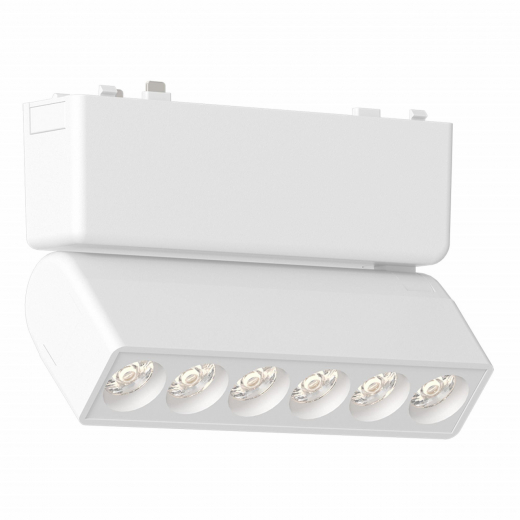 ST675.536.06 Магнитный трековый светильник Белый LED 1*6W 3000K 360Lm Ra>90 IP20 L122xW26xH82 48V - фото, цена