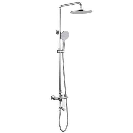 Душевая стойка ABBER Weiss Insel AF8016L с изливом, хром