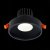 ST751.448.10 Св-к встр. Черный LED 1*10W 4000K 750Lm Ra>90 38° IP20 D100xH75 170-240V - фото, цена