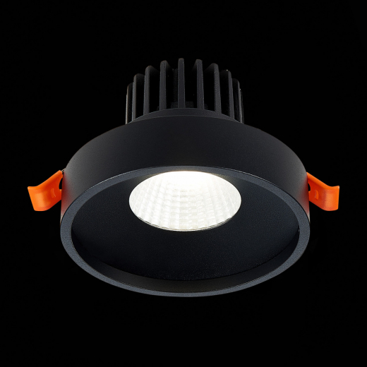 ST751.438.10 Св-к встр. Черный LED 1*10W 3000K 750Lm Ra>90 38° IP20 D100xH75 170-240V - фото, цена