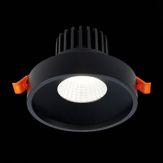 ST751.448.10 Св-к встр. Черный LED 1*10W 4000K 750Lm Ra>90 38° IP20 D100xH75 170-240V - фото, цена