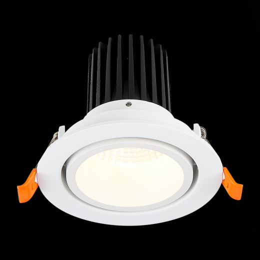 ST705.538.10 Св-к встр. Белый LED 1*10W 3000K 750Lm Ra>90 38° IP20 D102xH85 170-240V - фото, цена
