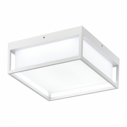 SL9517.502.01 Светильник уличный потолочный ST-Luce белый/белый LED 1*20W 3000K/4000K/5000K - фото, цена