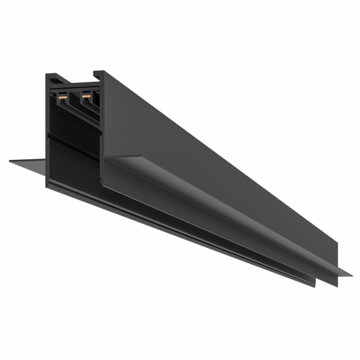 ST021.429.00H Шинопровод SKYLINE 220 встраиваемый ST-Luce Черный Длина 2 000мм - фото, цена