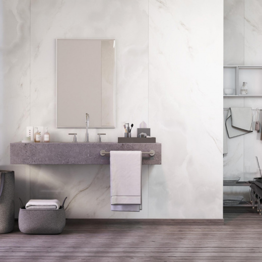 Керамогранит Neodom Titanium Crystal Onyx Bianco Polished 120x280