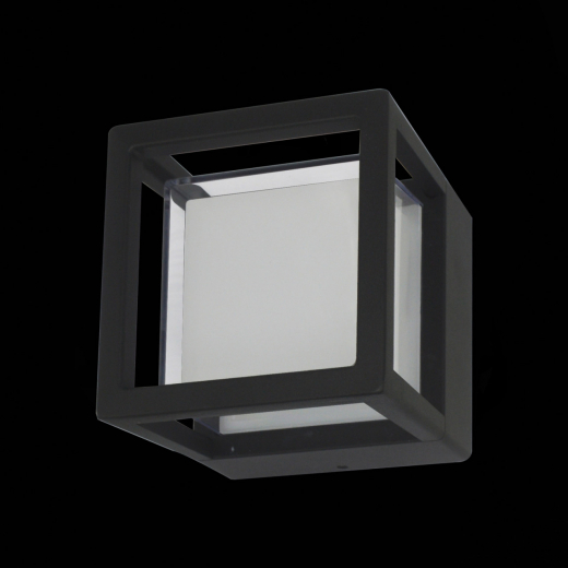SL9504.401.01 Светильник уличный настенный ST-Luce Черный/Белый LED 1*5W 4000K - фото, цена