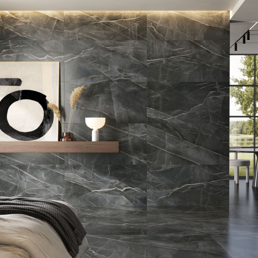 Керамогранит Vitra CityMarble Калакатта Блэк 60x120
