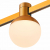 ST815.246.05 Магнитный трековый светильник FARM Золотистый LED 1*5W 4000K 89Lm Ra90 120 IP20 D75xH1 - фото, цена