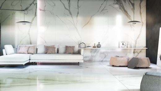 Керамогранит Neodom Titanium Statuario Amaze Polished 120x280