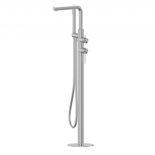 Смеситель ABBER Emotion 316 AF8815BST напольный для ванны, брашированная сталь