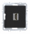 Розетка с разъёмом HDMI 2.0a, черный, Donel A07