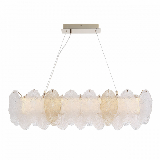 SL6135.233.01 Светильник подвесной ST-Luce золото/прозрачный, янтарный LED 1*24W 3000K - фото, цена