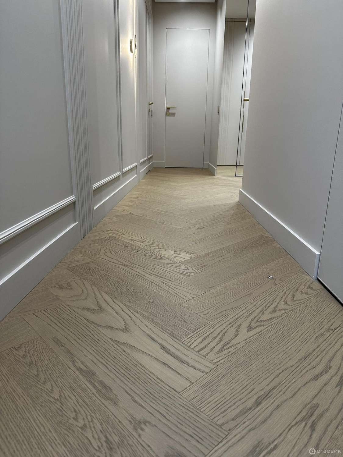 Кварцевый паркет Quartz Parquet Английская Ёлка Дуб Шампань 33-414 5/0,6 мм 