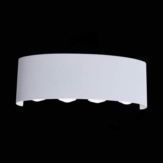 SL089.501.08 Светильник уличный настенный ST-Luce Белый кварцевый LED 8*1W 4000K - фото, цена