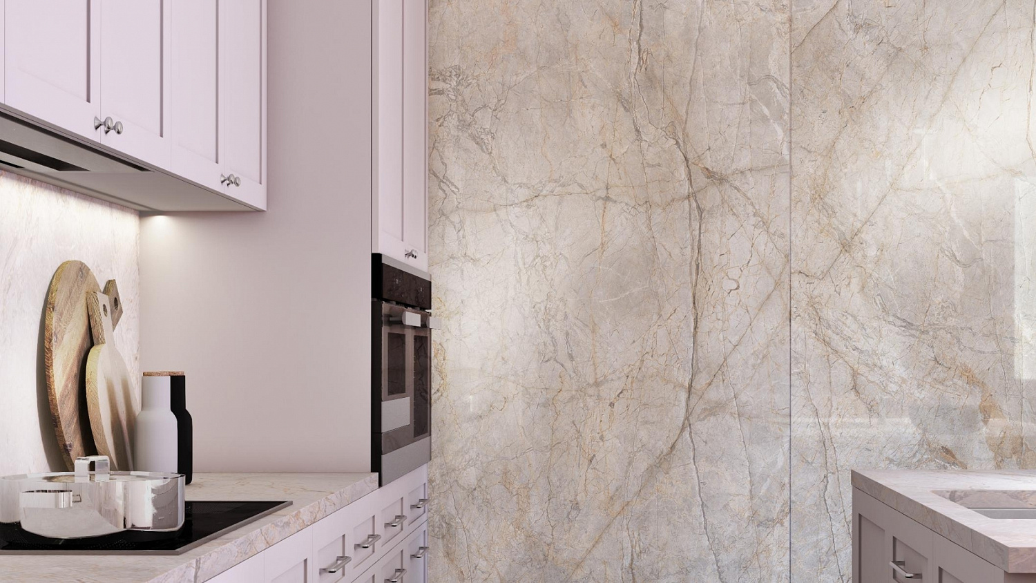 Керамогранит Neodom Titanium Silver River Classic Polished 120x280