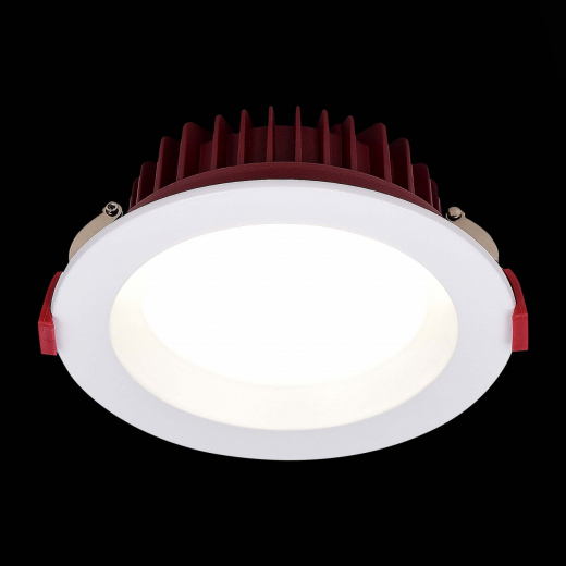 ST752.538.24 Св-к встр. Белый LED 1*24W 3000K 1 920Lm Ra80 100° IP44 D165xH54 100-240VV - фото, цена